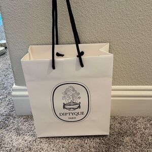 Diptyque White & Black Medium Shopping Bag